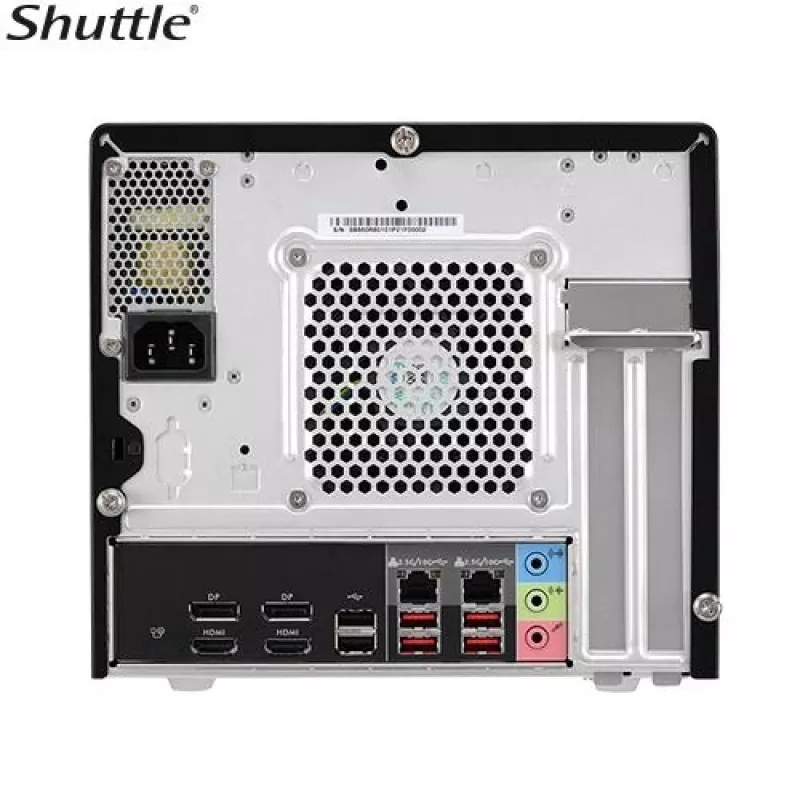 Shuttle PCB-SB860R811 SB860R8 XPC Cube Barebone, S-1851, Intel B860, 4x DDR5, Xe Graphics, 500 W, juoda