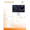 Monitorius Apple Studio Display XDR su Nano-texture stiklu ir reguliuojamo aukščio bei pasvirimo stovu