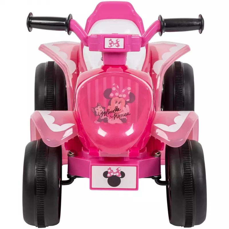 Elektrinis važiuoklis keturratis vaikams HUFFY Minnie Mouse 19073W, baterijomis maitinamas vaikiškas ATV