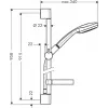 Dušo sistema Hansgrohe Croma 100 27771000 Chromas