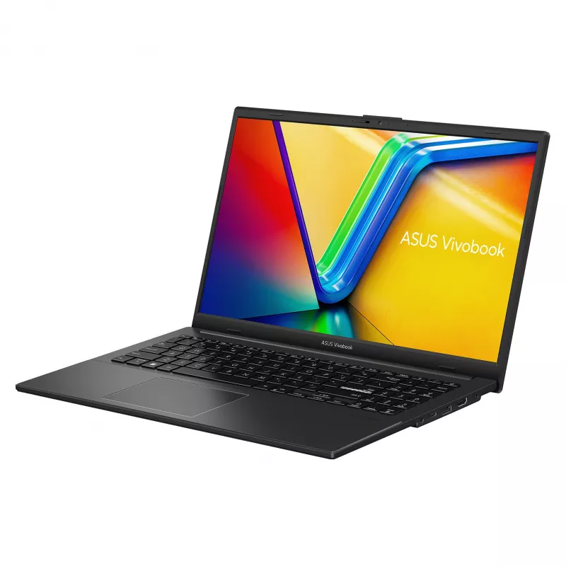 ASUS Vivobook Go 15 OLED E1504FA nešiojamas kompiuteris, AMD Ryzen 3 7320U, 15,6 colio Full HD, 8 GB RAM, 512 GB SSD, Windows 11 Home, juodas