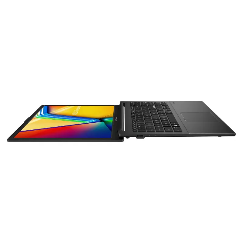 ASUS Vivobook Go 15 OLED E1504FA nešiojamas kompiuteris, AMD Ryzen 3 7320U, 15,6 colio Full HD, 8 GB RAM, 512 GB SSD, Windows 11 Home, juodas