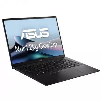 Nešiojamas kompiuteris ASUS Zenbook 14 OLED UM3406GA-QD032W, AMD Ryzen AI 7 445, 14 colių WUXGA, 32 GB RAM, 1 TB SSD, Windows 11 Home, juodas