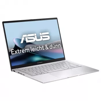 ASUS Zenbook 14 OLED UX3405CA-ST775X nešiojamas kompiuteris, Intel Core Ultra 9 285H, 32 GB RAM, 1 TB SSD, 14 colių WQXGA+, Windows 11 Pro, sidabrinis
