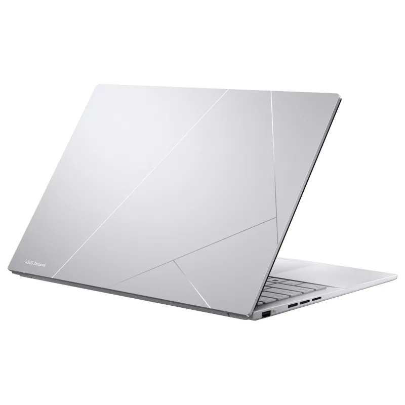 ASUS Zenbook 14 OLED UX3405CA-ST775X nešiojamas kompiuteris, Intel Core Ultra 9 285H, 32 GB RAM, 1 TB SSD, 14 colių WQXGA+, Windows 11 Pro, sidabrinis