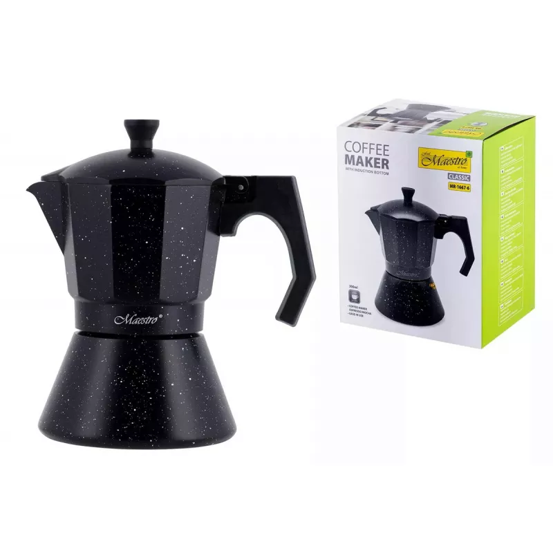 Kavos virimo aparatas Maestro MR-1667-6 – Moka puodas 6 puodeliams