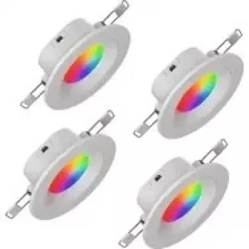 Nanoleaf Essentials protingas įleidžiamas šviestuvas, 4 vienetų rinkinys, Matter ir Wi-Fi