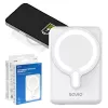 SAVIO BA-13 10000 mAh belaidis ir laidinis 20 W įkroviklis, Baltas