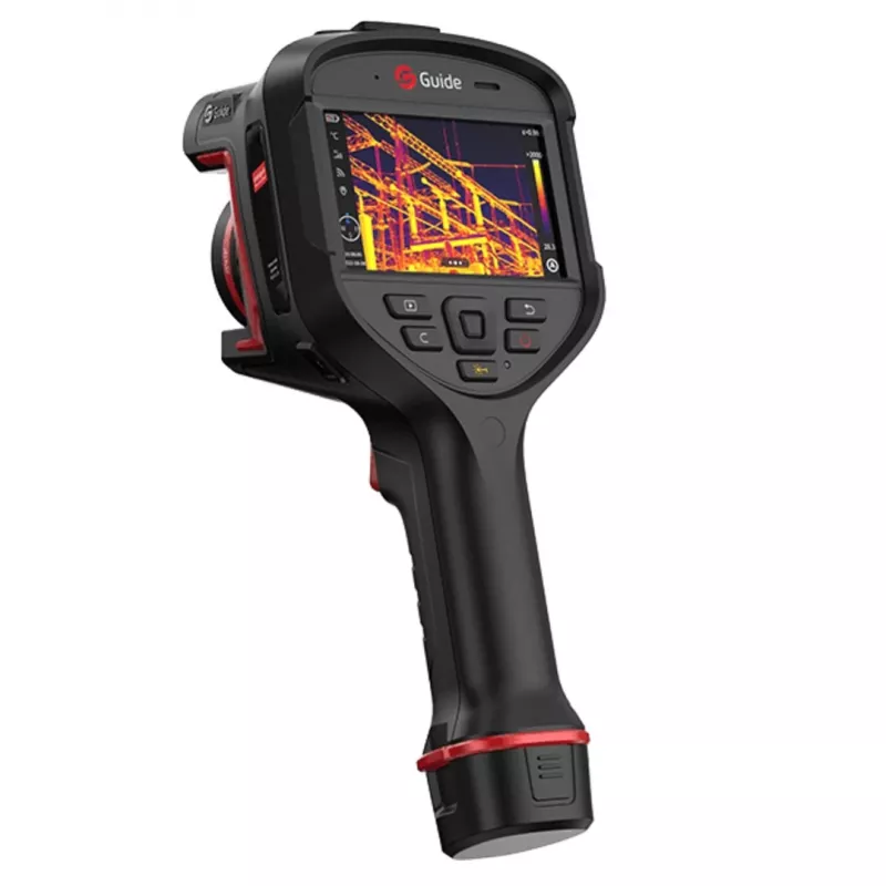 Termovizija H4, 480x360 IR, 30Hz, FOV 25°x19°, 4,3 inch jutiklinis LCD, lazeris, 64GB, Wi-Fi, Bluetooth, 8MP, baterija