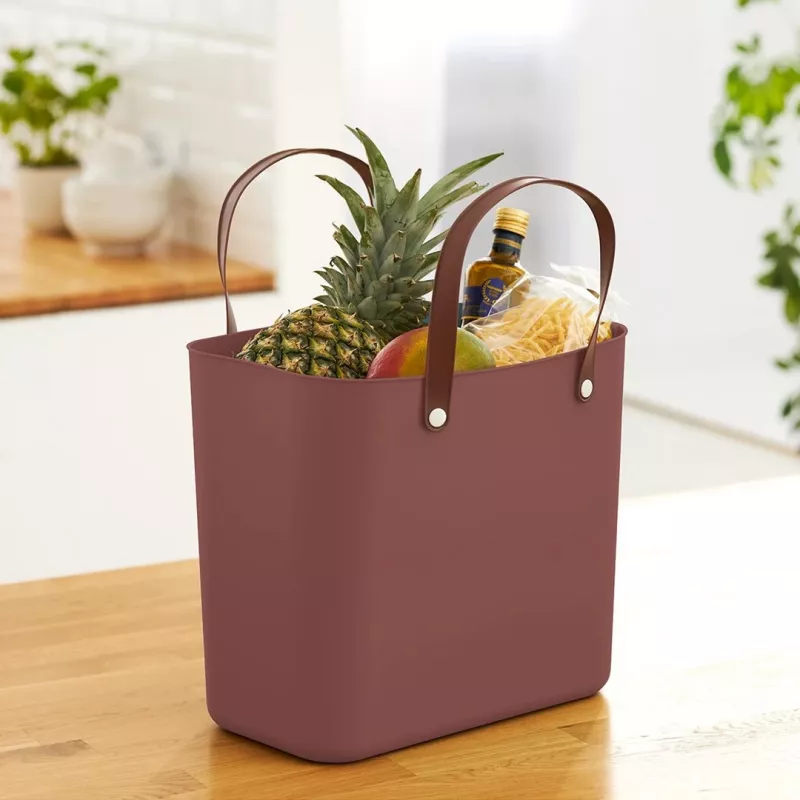 Skalbinių krepšys Rotho Multibag Albula Style 25L, geležies raudonumo