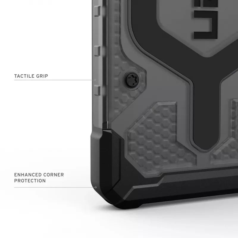 UAG Urban Armor Gear Pathfinder Dėklas su Magnetiniu Moduliu | Samsung Galaxy S26 | pelenų (pilkas permatomas)/Juoda | 214528113140