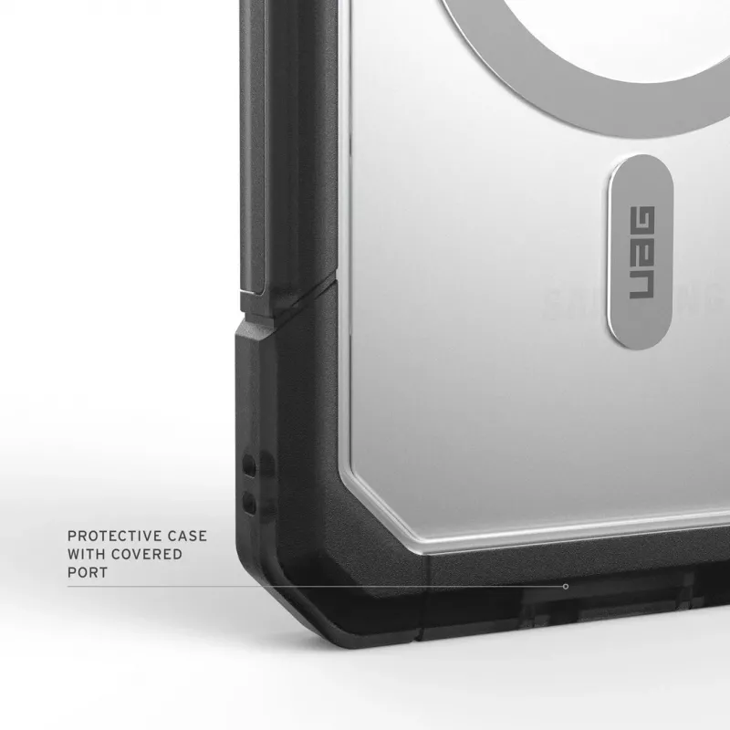 UAG Urban Armor Gear Trooper Dėklas su Magnetiniu Moduliu, Samsung Galaxy S26 Ultra, permatomas/pelenų (pilka), 214516114G31