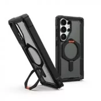 UAG Urban Armor Gear Plasma XTE Dėklas su Atraminėle ir Magnetiniu Moduliu | Samsung Galaxy S26 Ultra | Juoda/oranžinė | 214522114097