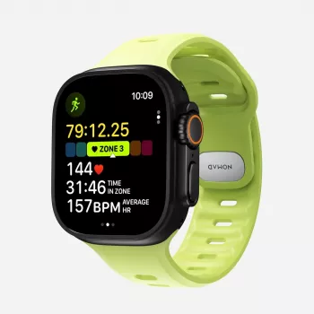 NOMAD Tempo Band – dirželis Apple Watch 49 mm su FKM (lumen)