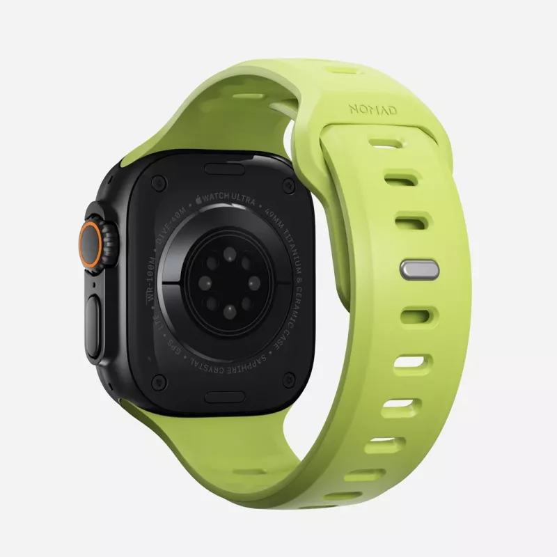 NOMAD Tempo Band – dirželis Apple Watch 49 mm su FKM (lumen)