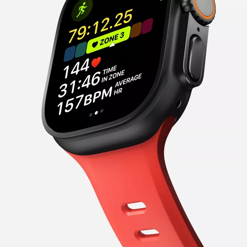 NOMAD Tempo Band – dirželis Apple Watch 49 mm iš FKM (crush)