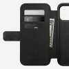 Nomad Modern Leather Folio odinis dėklas su aliuminiu, tinka iPhone 17 Pro Max (6,9 colio), rudas