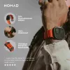 Nomad Rocky Point apyrankė Apple Watch 46/49 mm, FKM ir titanas, Magma/Juoda furnitūra