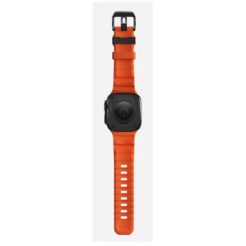 Nomad Rocky Point apyrankė Apple Watch 46/49 mm, FKM ir titanas, Magma/Juoda furnitūra