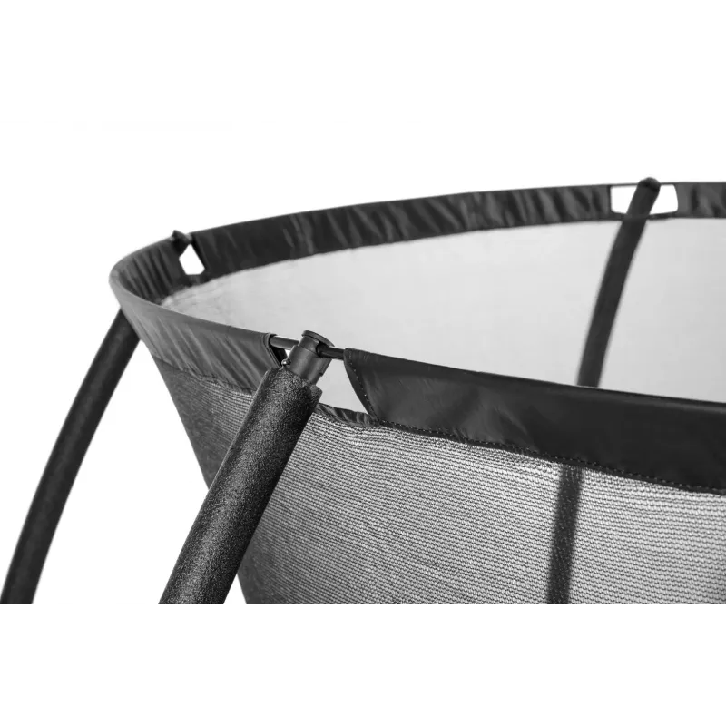 Salta Cosmos 427 cm lauko batutas (modelis 5263A) – juodas, apvalus su apsauginiu tinklu