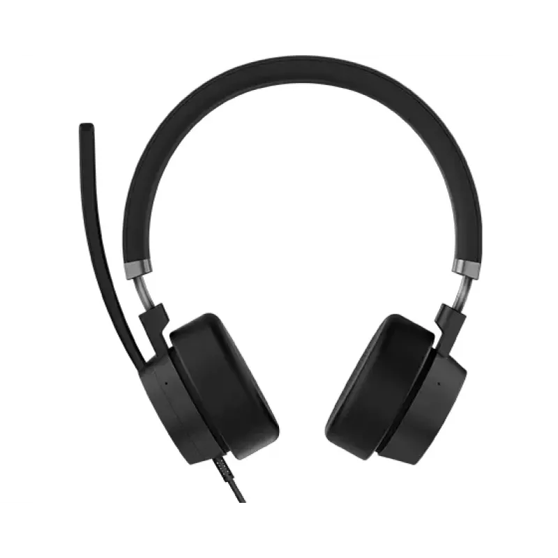 Lenovo Go Wired ANC ausinės su triukšmo slopinimu, juostinės, USB Type-C, juodos