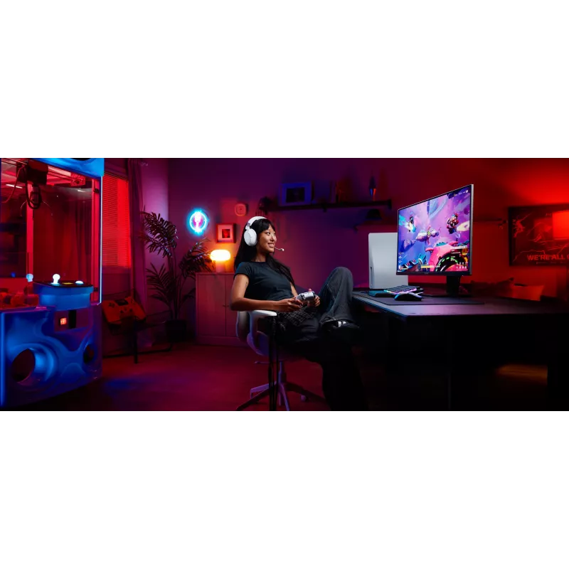 Belaidis žaidimų ausinių rinkinys HyperX Cloud Flight 2 — Uždedamos, Juodos