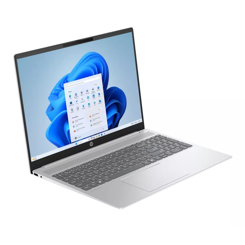 HP OmniBook 5 16-bc1002na AMD Ryzen™ 5 8540U nešiojamas kompiuteris 40,6 cm (16 colių) jutiklinis 2K 8 GB LPDDR5-SDRAM 512 GB SSD Wi-Fi 6 (802.11ax) Windows 11 Home sidabrinis