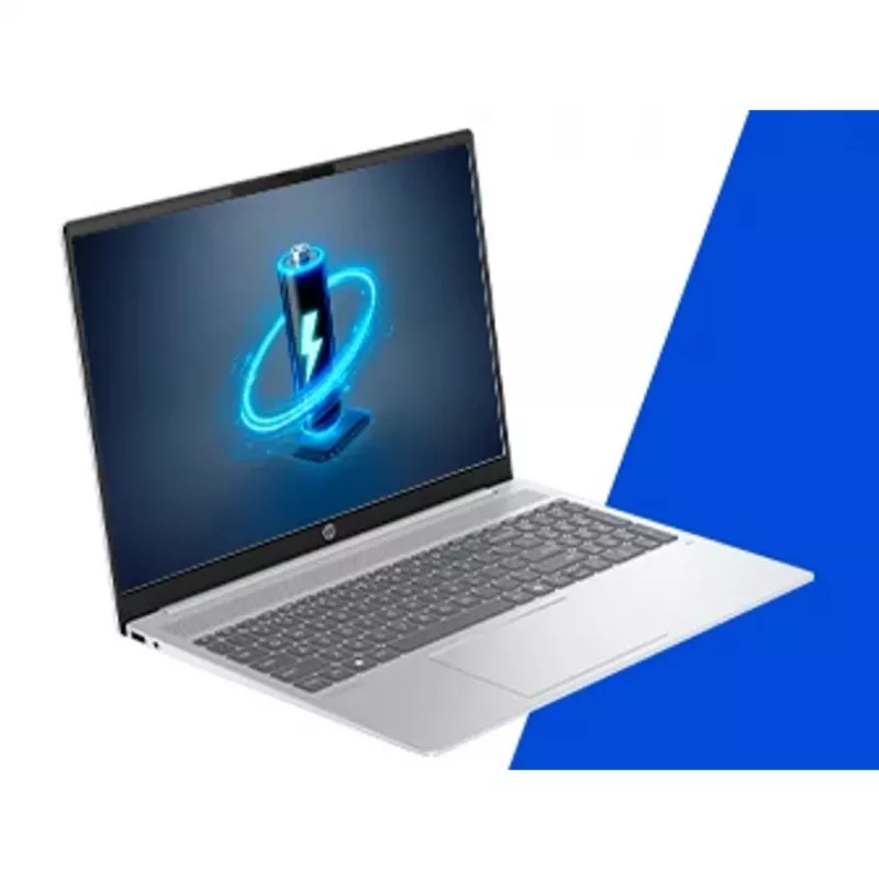 HP OmniBook 5 16-bc1002na AMD Ryzen™ 5 8540U nešiojamas kompiuteris 40,6 cm (16 colių) jutiklinis 2K 8 GB LPDDR5-SDRAM 512 GB SSD Wi-Fi 6 (802.11ax) Windows 11 Home sidabrinis