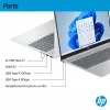 HP OmniBook 5 16-ba1005na nešiojamas kompiuteris, Intel® Core™ i3-1315U, 40.6 cm (16 col.) 2K, 8 GB LPDDR5-SDRAM, 512 GB SSD, Wi-Fi 6 (802.11ax), Windows 11 Home, sidabrinis