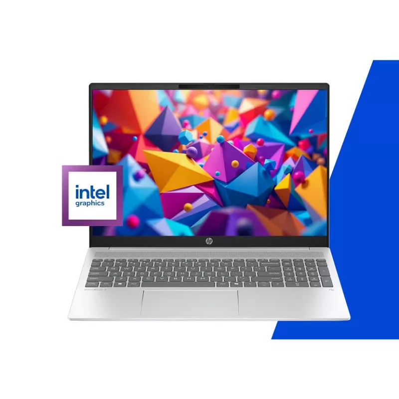HP OmniBook 5 16-ba1005na nešiojamas kompiuteris, Intel® Core™ i3-1315U, 40.6 cm (16 col.) 2K, 8 GB LPDDR5-SDRAM, 512 GB SSD, Wi-Fi 6 (802.11ax), Windows 11 Home, sidabrinis