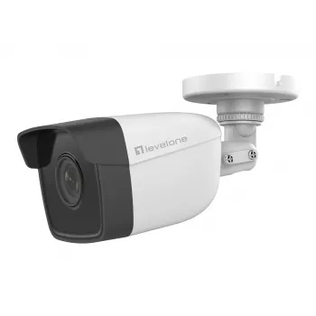 LevelOne GEMINI FCS-5201 fiksuotos padėties IP kameros rinkinys, 2 MP, H.265, 802.3af PoE, IR šviesos diodai, vidaus/lauko