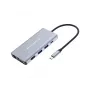 Conceptronic DONN20G 10-in-1 USB 3.2 Gen 1 Dockavimo stotis, HDMI, VGA, USB-A 5Gbps, USB-C 5Gbps, SD, TF/MicroSD, Garsas, GbE LAN, 100W USB PD