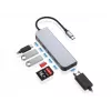 Conceptronic DONN02G USB-C dokas / prievadų kartotuvas 6-in-1 USB 3.2 Gen 1 aliuminis