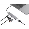 Conceptronic DONN02G USB-C dokas / prievadų kartotuvas 6-in-1 USB 3.2 Gen 1 aliuminis
