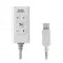 Garso plokštė Mars Gaming MSC2W 7.1 USB balta 3,5 mm