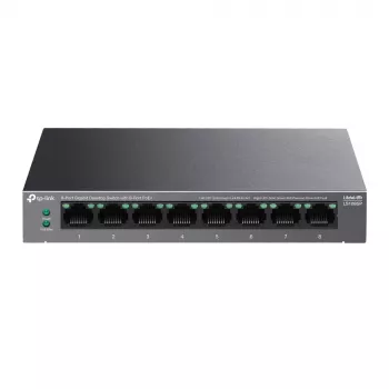 TP-Link LiteWave 8-Port Gigabit stalinis komutatorius su 8 PoE+ prievadais