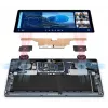 DELL Latitude 7350 Detachable hibridinis nešiojamas kompiuteris Intel Core Ultra 7 164U 33 cm (13 inch) 3K jutiklinis ekranas 16 GB LPDDR5x-SDRAM 512 GB SSD Wi-Fi 7 Windows 11 Pro Nordic Black
