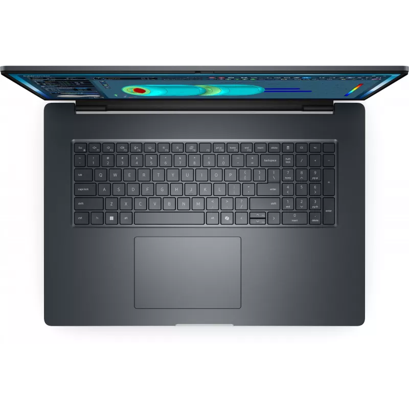 DELL Pro Max 18 Plus MB18250 Intel Core Ultra 7 265HX Mobilioji darbo stotis 45,7 cm (18 colių) Quad HD+ 32 GB DDR5-SDRAM 1 TB SSD NVIDIA RTX PRO 2000 Blackwell Wi-Fi 7 (802.11be) Windows 11 Pro Juoda