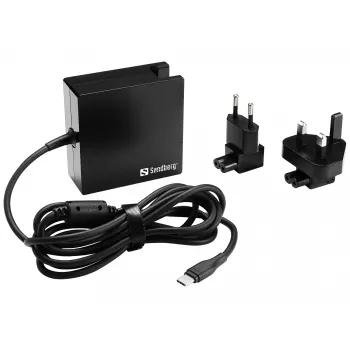 Sandberg USB-C PD kintamosios srovės įkroviklis 90W EU+UK, vidaus, 20.2 V, 4.5 A, 1.8 m, juodas