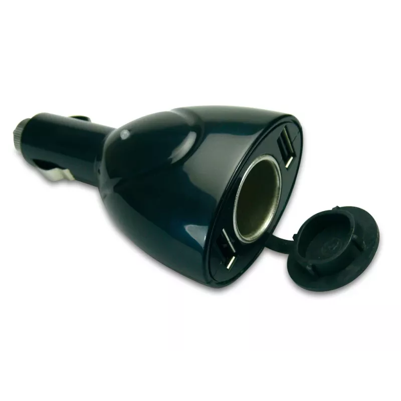 Automobilinis USB įkroviklis Sandberg 3in1, cigarečių degtukas, 5 V, juodas