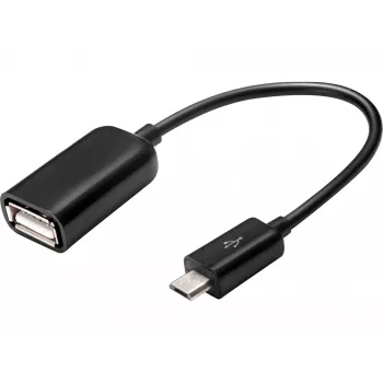 Sandberg OTG adapteris MicroUSB M - USB F, Micro-USB B, USB A, USB 2.0, Vyriškas/Moteriškas, 0.48 Gbit/s, Juodas