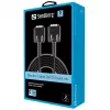 Sandberg Monitor Cable DVI-DVI 2 m, juodas, vyriški/vyriški