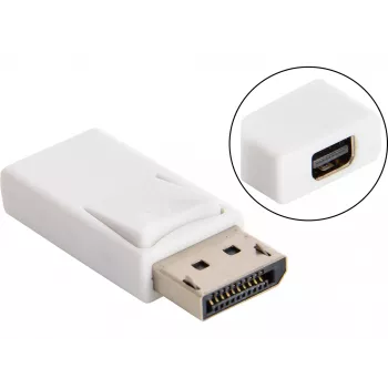 Sandberg DisplayPort į MiniDP keitiklis, DisplayPort, Mini DisplayPort, Baltas