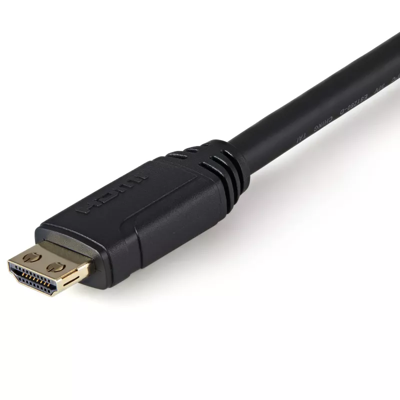 StarTech.com 9.8ft (3m) HDMI 2.0 kabelis, 4K Premium Certified High Speed HDMI su Ethernet, 4K 60Hz HDR10, UHD HDMI kabelis, M/M su griebiančiomis jungtimis