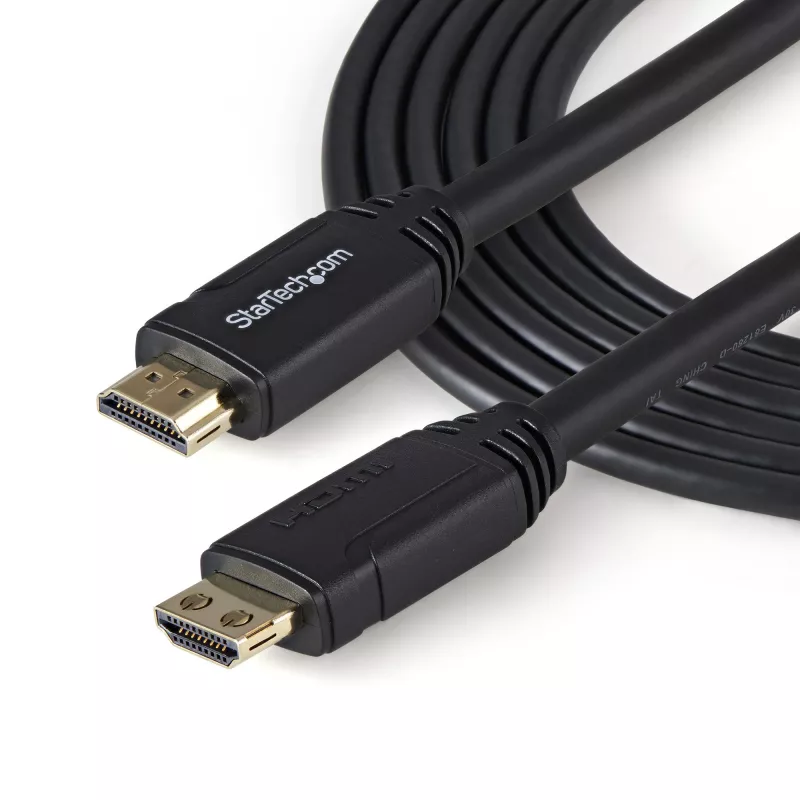 StarTech.com 9.8ft (3m) HDMI 2.0 kabelis, 4K Premium Certified High Speed HDMI su Ethernet, 4K 60Hz HDR10, UHD HDMI kabelis, M/M su griebiančiomis jungtimis