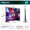 Televizorius Hisense 65E7S PRO 165,1 cm (65 col.) UHD+ QLED Smart TV Wi-Fi Juodas 350 cd/m²