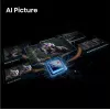 Televizorius Hisense 65E7S PRO 165,1 cm (65 col.) UHD+ QLED Smart TV Wi-Fi Juodas 350 cd/m²