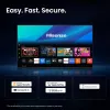 Televizorius Hisense 65E7S PRO 165,1 cm (65 col.) UHD+ QLED Smart TV Wi-Fi Juodas 350 cd/m²