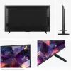 Televizorius Hisense 65E7S PRO 165,1 cm (65 col.) UHD+ QLED Smart TV Wi-Fi Juodas 350 cd/m²