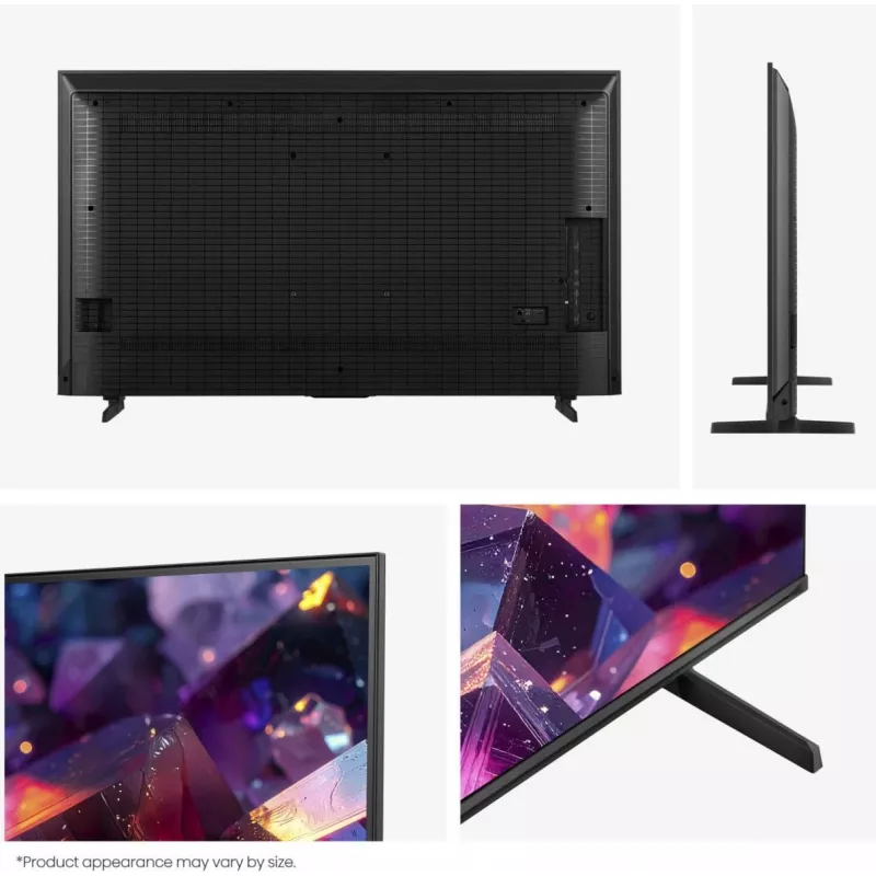 Televizorius Hisense 65E7S PRO 165,1 cm (65 col.) UHD+ QLED Smart TV Wi-Fi Juodas 350 cd/m²